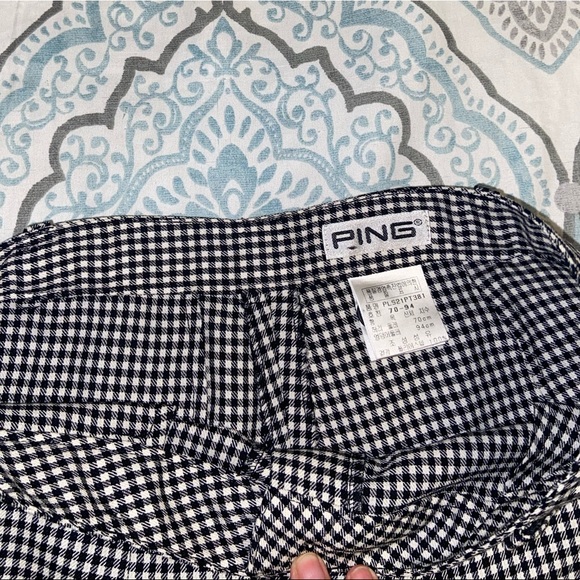 Loose gingham pants - Picture 3 of 4